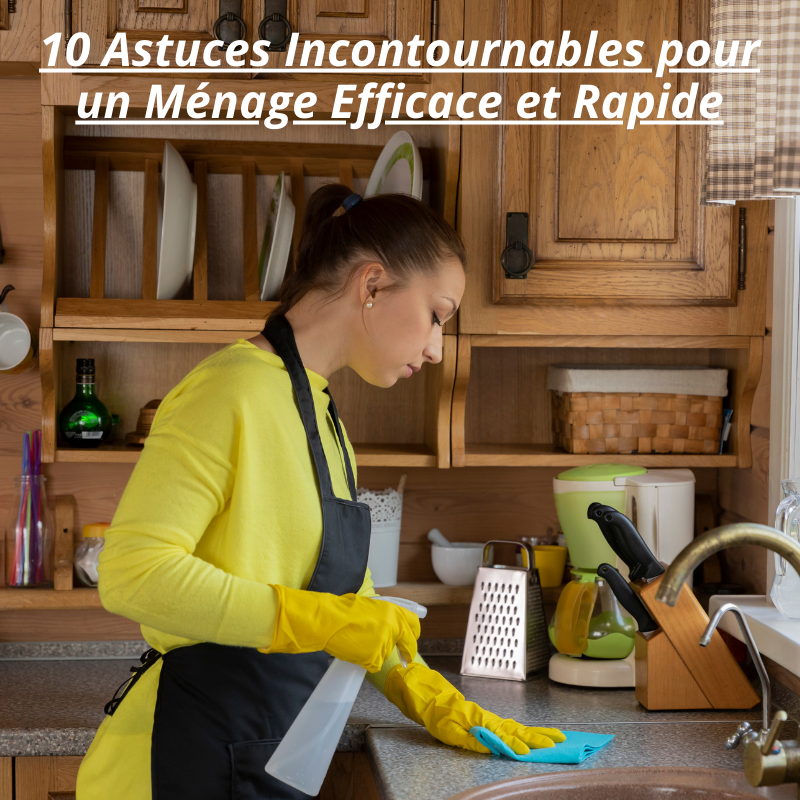 10 Astuces Incontournables pour un Ménage Efficace et Rapide